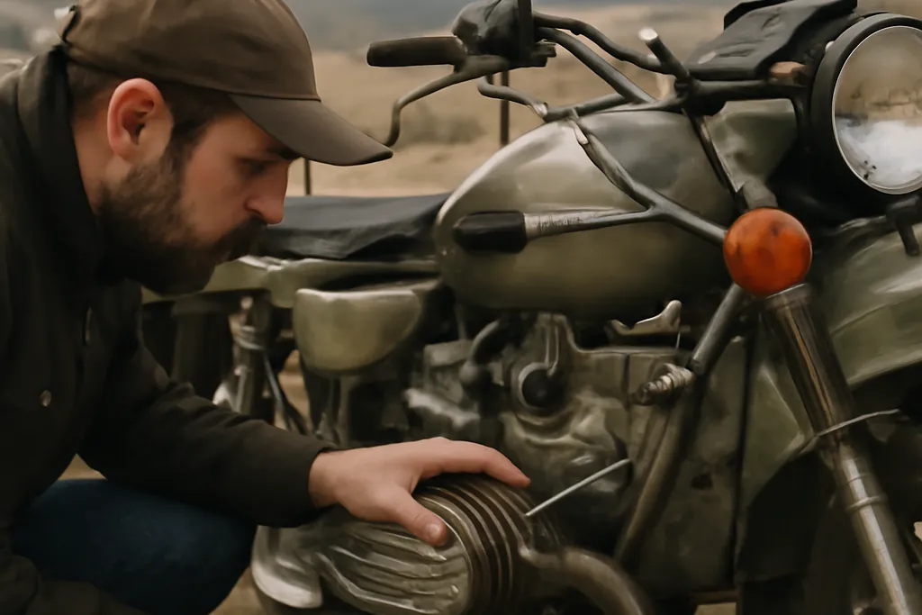 Inspection of a used Ural Tourist before purchase