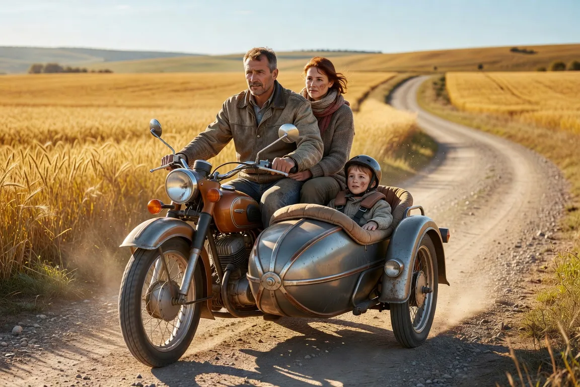Sidecar Ural en famille : sécurité des enfants, aménagement du panier et âge minimum